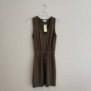 Evereve Kiara V Neck Sea Turtle Sleeveless Mini Dress XS